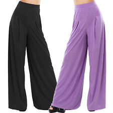 Pantaloni donna a palazzo eleganti ampi pinces TOOCOOL VB-5491