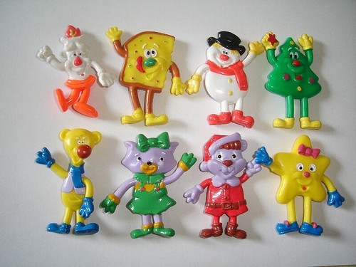 Set figurine gomma - gomma, xmas