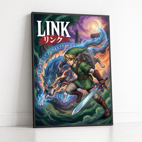 Poster zelda link - link, twilight