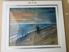 Vecchio quadro dipinto a mano