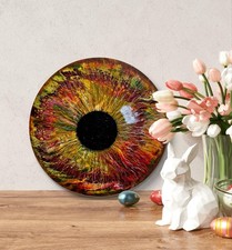 Iris brown abstract - iris,
