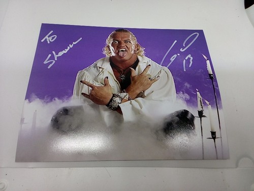 Foto firmata gangrel 8x10 wwf - firmata,