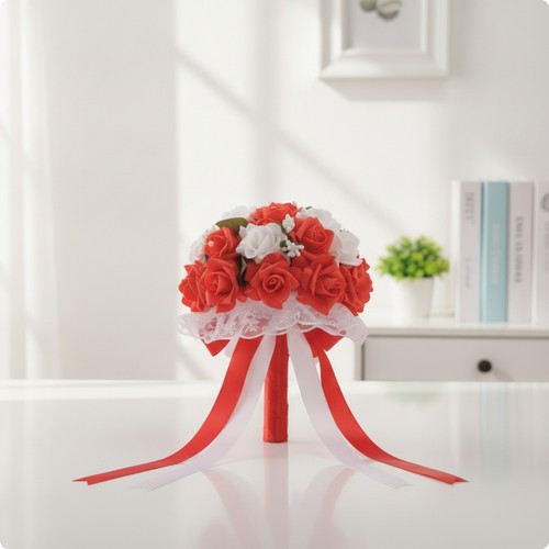 Bouquet sposa con manico - da,