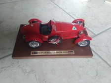 BURAGO 1/18 ALFA ROMEO 8C 2300 SPIDER 1932 ROSSA MODELLINO