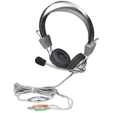 Manhattan Cuffia Stereo con Microfono con Asta Flessibile