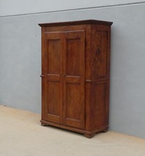 Armadio stipo due ante piemontese in legno di pioppo, '800 - L 125 cm!