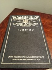 Radio adressbuch 1928 - radio-adressbuch-, 1928-1929