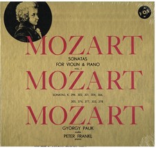 Mozart: Sonate Per Violino e Pianoforte  Vol.1 / Gyorgy Pauk, Peter Frankl - LP