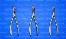 3 pinze per estrazione dentale