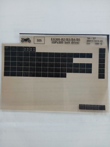 Kawasaki ex305 5 gpz - ex305,