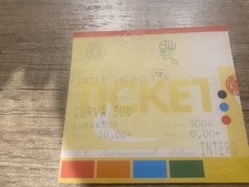 Biglietto calcio Inter-Bolton amichevole 2002 (italia,Inghilterra,belgio,usa,Liverpool