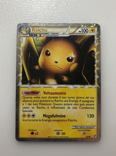 Pokemon card raichu 90 - raichu, 83/90