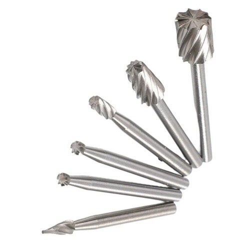 Set 6pz fresa - rotante, hss