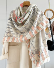 Sciarpa bandana 60% cashmere