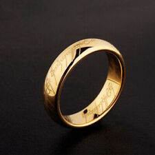 ANELLO SIGNORE DEGLI ANELLI HOBBIT LORD OF THE RINGS COLORE ORO CON OMAGGIO