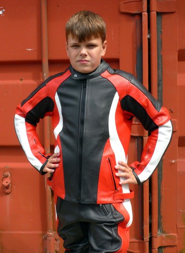 Giacca moto bambino biker - giacca,