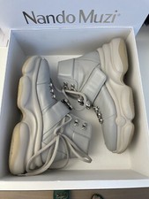Stivaletti Nando Muzi stivaletti mezzo stivale grigio chiaro 40 con scatola