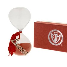 ALLORO Clessidra polvere rossa 11.5 cm con ciondolo LAUREA BOMBONIERA 15JV