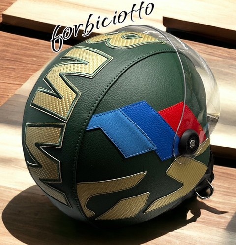 Casco pelle personalizzato - casco,
