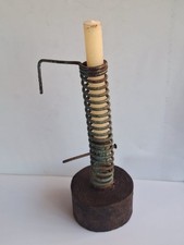 Antico PORTA CANDELA a