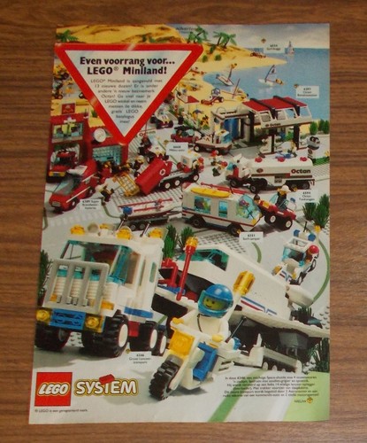 Rara pubblicità lego system - pubblicità,
