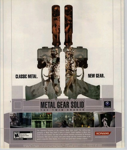 Pubblicità metal gear - metal,