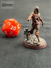 MINIATURA D&D 32mm RPG FANTASY MINIATURE ZOMBIE MAN   LEGGERE DESCRIZIONE