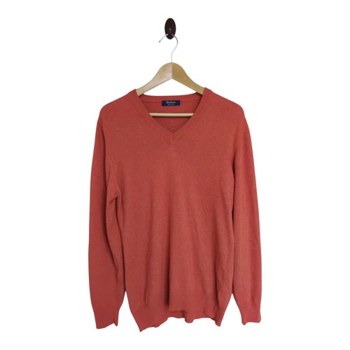 Terracotta cashmere sweater - sweater,