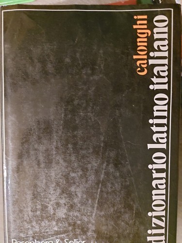 Dizionario latino italiano - latino,