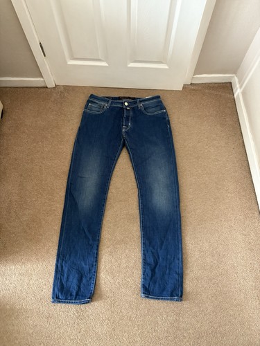 Jeans uomo blu stile jacob - uomo,