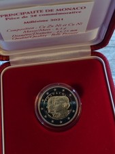 2 Euros Monaco 2021 BE Proof -