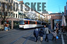 35mm Slide WEST GERMANY Darmstadt Tram Strassenbahn 7604 2000 Original 