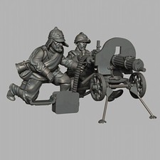 RUSSIAN SOLDIERS WITH MACHINE