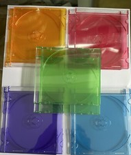 10 x CD trasparenti colorati