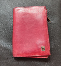 Belstaff Portafoglio-Originale-Pelle Red-Wallet Luxury Italian Leather-Malenotti