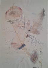 Rodolfo Vitone tecnica mista su carta 1981
