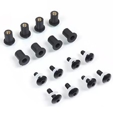 kit set viti alluminio gommino