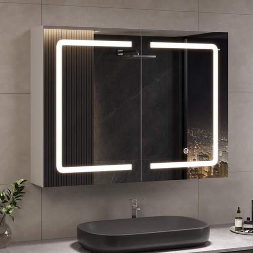 Specchio bagno contenitore - bagno, con