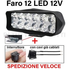 FARO A LED 12V 12 LED BARRA A