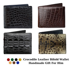 Crocodile Leather Bifold