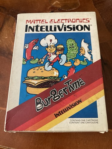 Intellivision burger time - -,