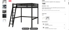 Letto soppalco ikea - a, completo