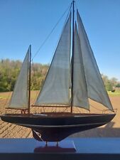 PENDUICK BARCA VELIERO IN LEGNO L70 X14 H86