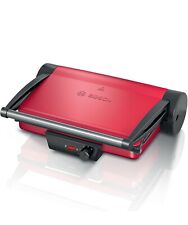 BISTECCHIERA MULTIGRILL BOSCH CONTACT GRILL 2.000W TCG4104 ALLUMINIO - ROSSO
