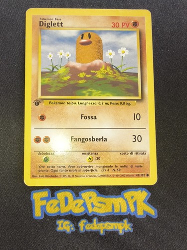Pokemon diglett 102 set - diglett, 47/102