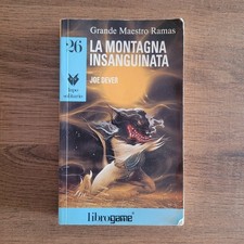 librogame LA MONTAGNA INSANGUINATA n 26 Lupo Solitario 1a edizione 1997 - RARO