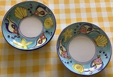 2 Piatti Decorativi Da Parete