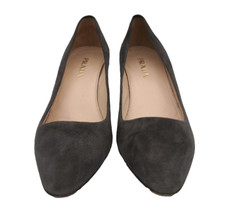 Scarpe donna tacco Prada grigio nero taglia EU 36,5 US 6 UK 3,5 autentiche usate delicatamente