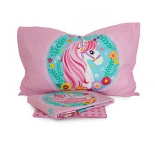 Completo lenzuola Unicorno per letto Singolo una piazza U623