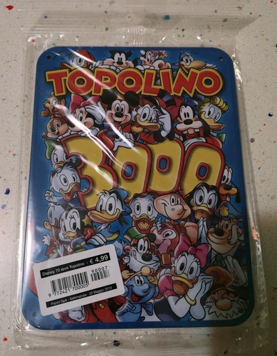Topolino blisterato con - topolino, targa